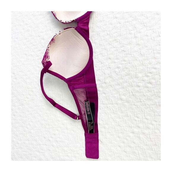 Buy 1 get 1 free 32b Victorias Secret Berry lace push up - Picture 9 of 10